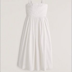 🆕 A&F White strapless dress